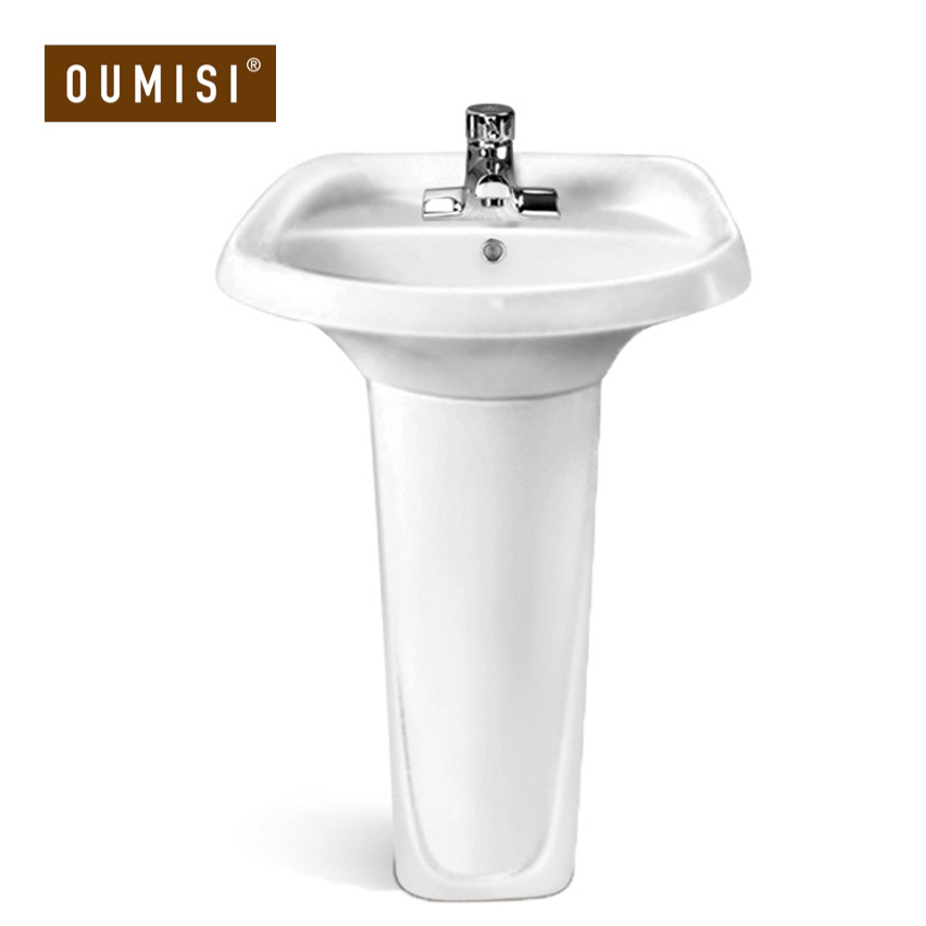 Economic Sanitary Ware Pedestal Wash Basin, model: B180-1